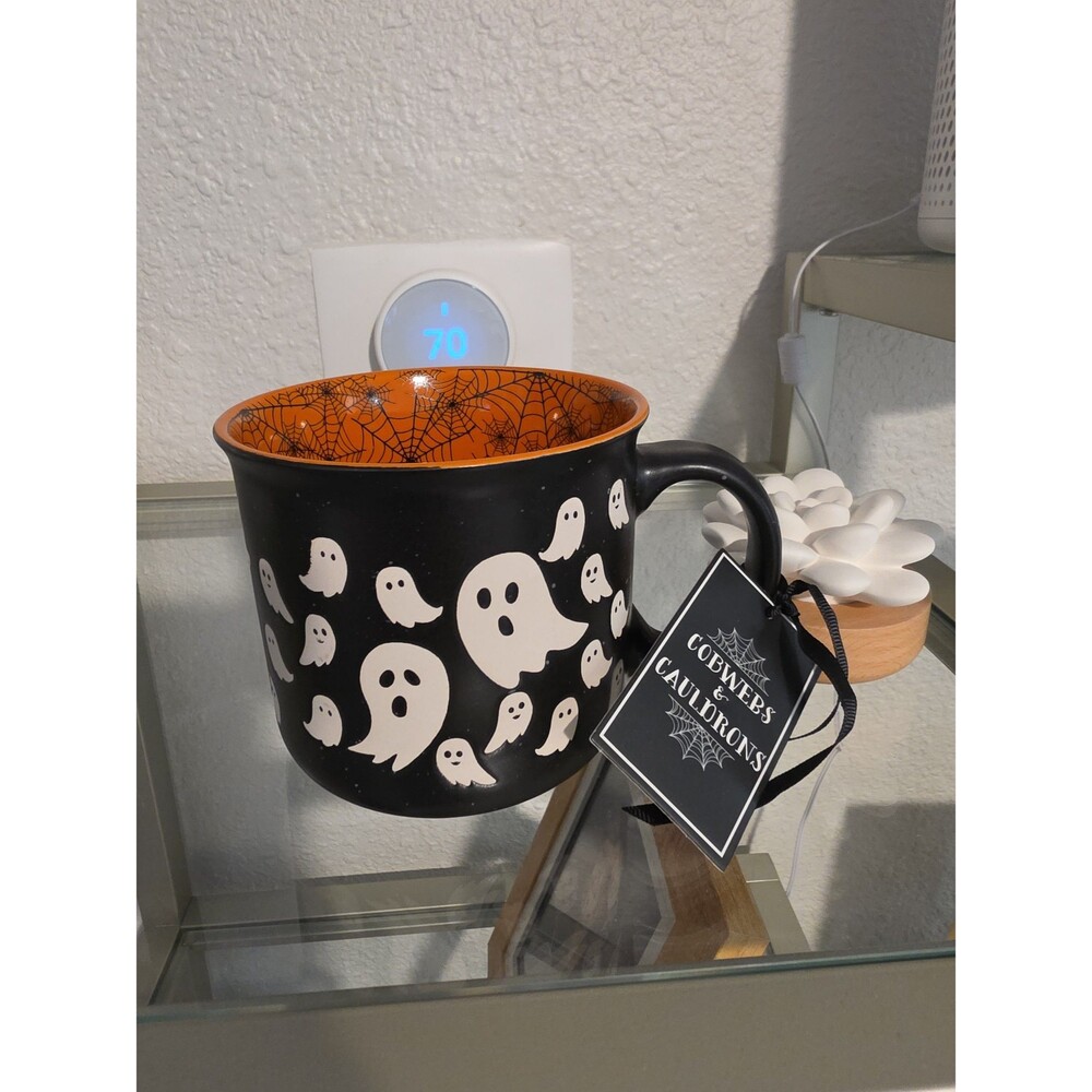 New Cobwebs and Cauldrons Ghost Mug